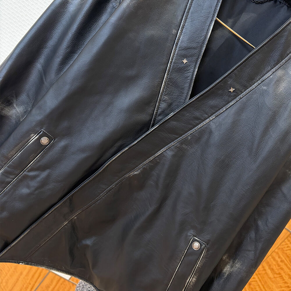 LV UNISEX Genuine Leather COAT(size:S|M|L|XL)