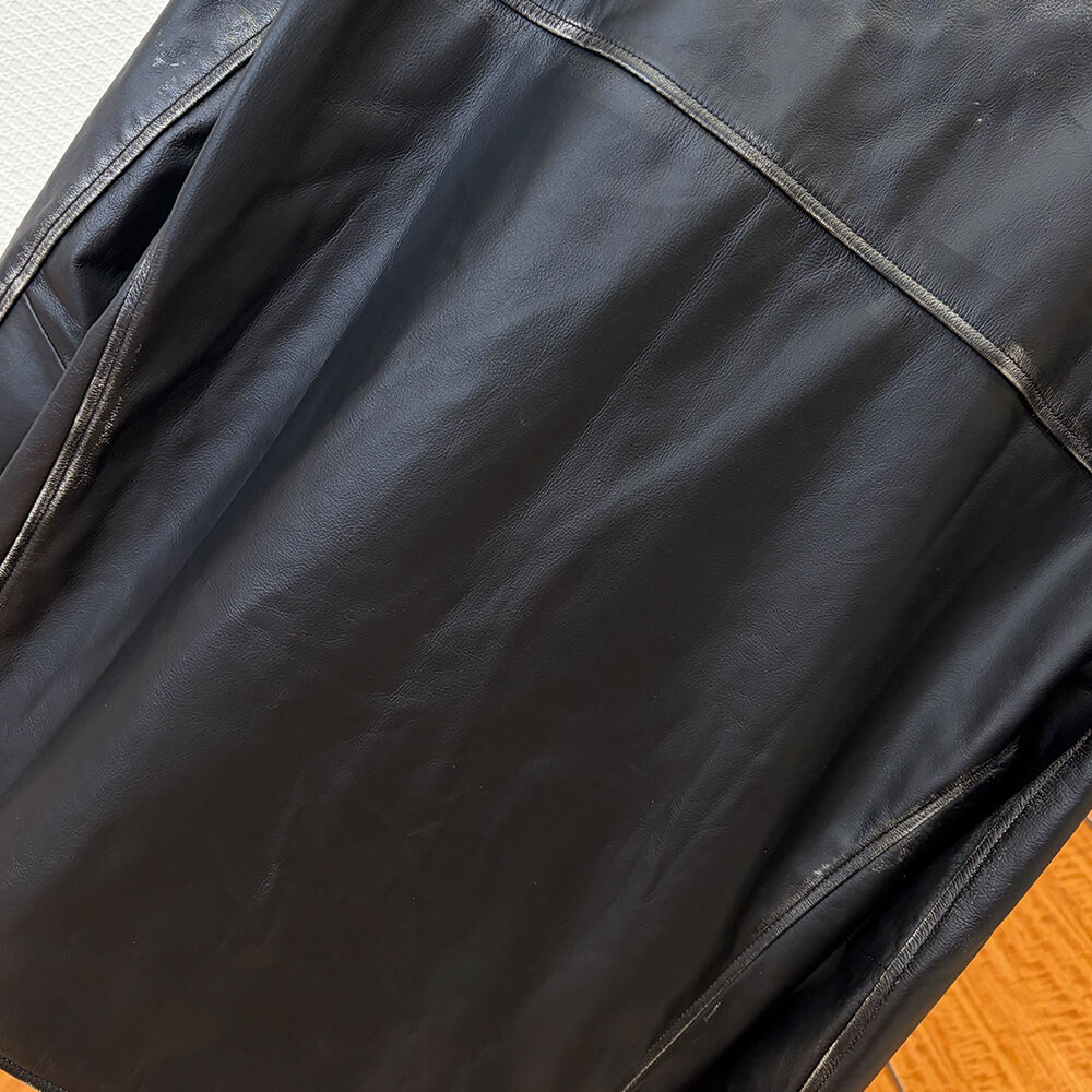 LV UNISEX Genuine Leather COAT(size:S|M|L|XL)