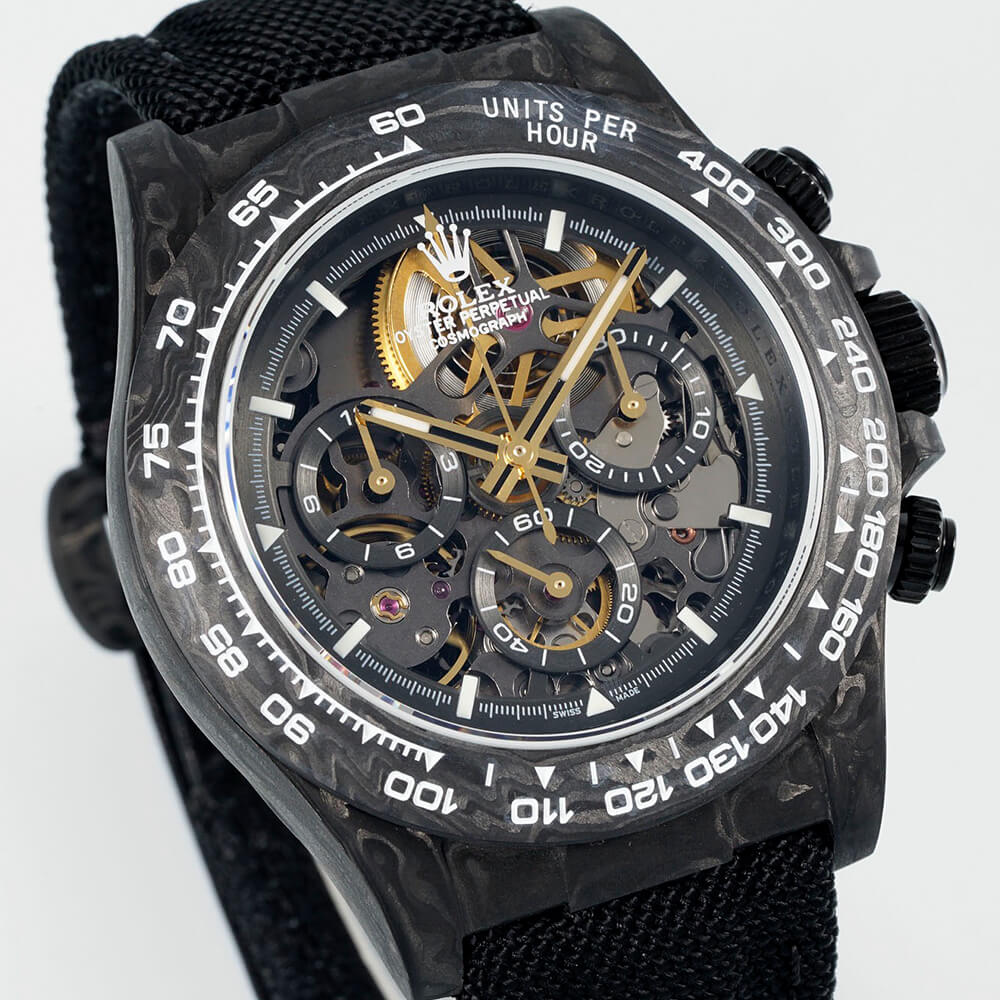 R01ex Diw Daytona skeleton dial
