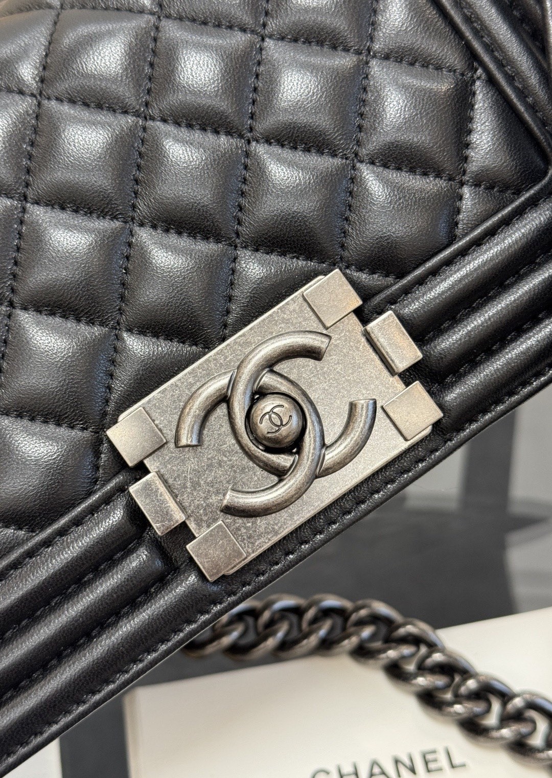 SMALL BOY Ch**el HANDBAG