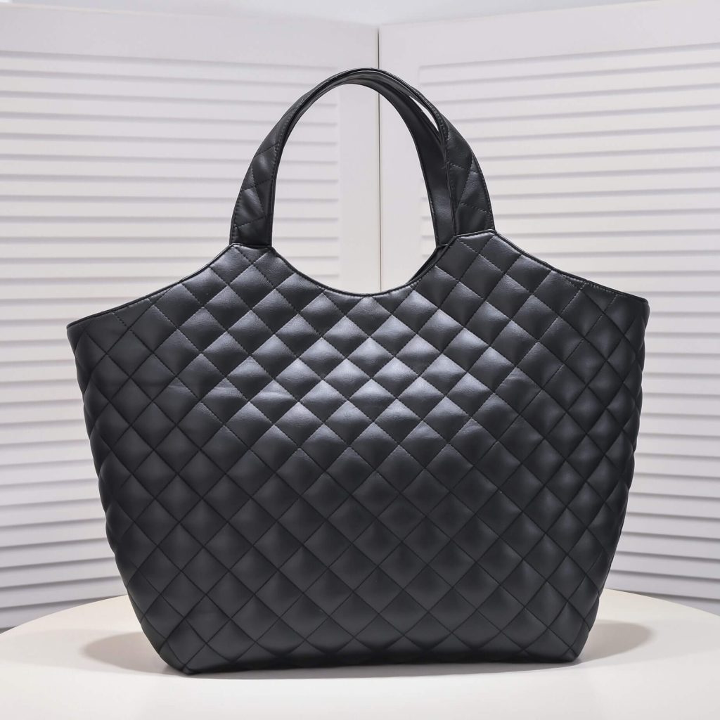 Y51 Icare quilted lambskin oversized shopping bag(High-end grade)