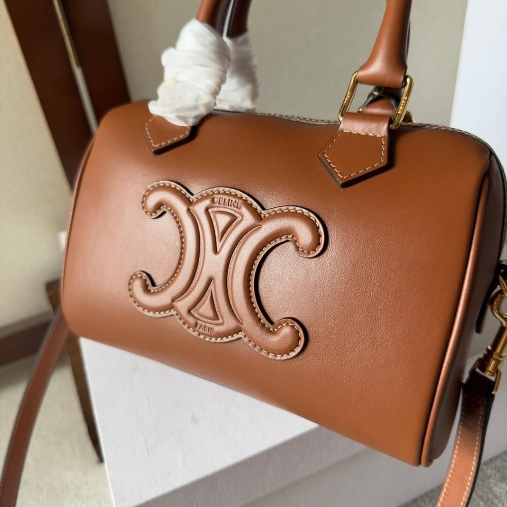 Ce1i*e Small Boston Bag in Smooth Calfskin