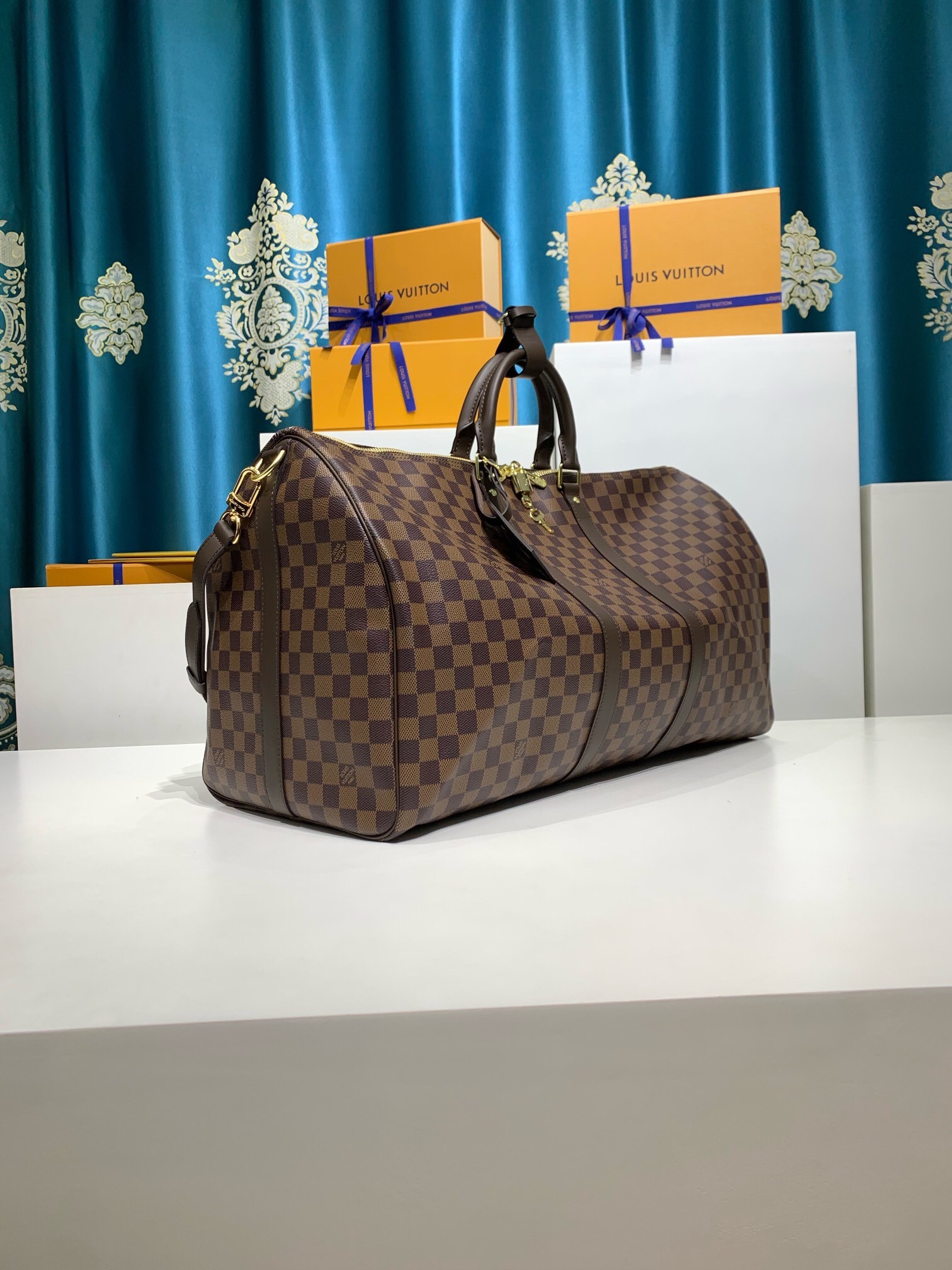LV Keepall Bandoulière 55(HIGH-END GRADE)